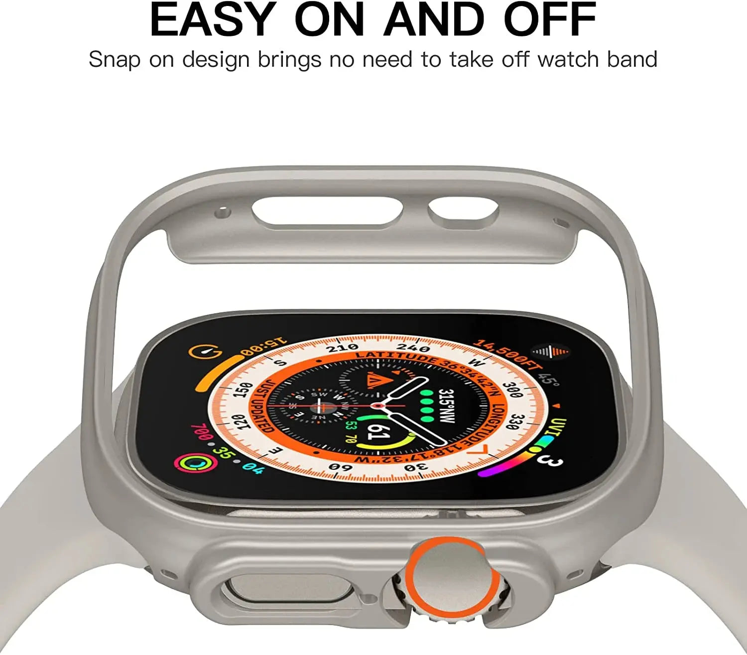 Pinnacle Premium Stainless Steel Band And Case For Apple Watch Ultra 49mm - Pinnacle Luxuries
