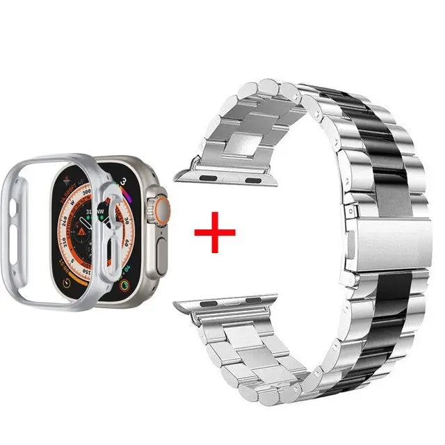 Pinnacle Premium Stainless Steel Band And Case For Apple Watch Ultra 49mm - Pinnacle Luxuries