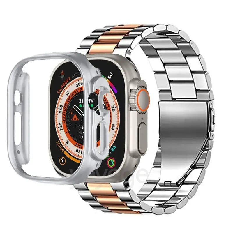Pinnacle Premium Stainless Steel Band And Case For Apple Watch Ultra 49mm - Pinnacle Luxuries