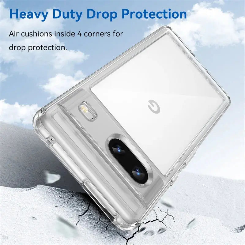 For Google Pixel 7 Case Cover Google Pixel 7 Capa Shockproof Bumper Clear Transparent Multicolour Fundas Google Pixel 7 8 Pro 7A Pinnacle Luxuries