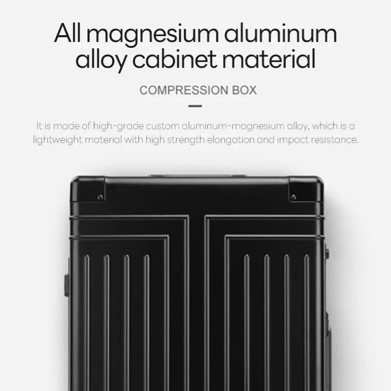 AeroGuard Premium Aluminum Suitcase
