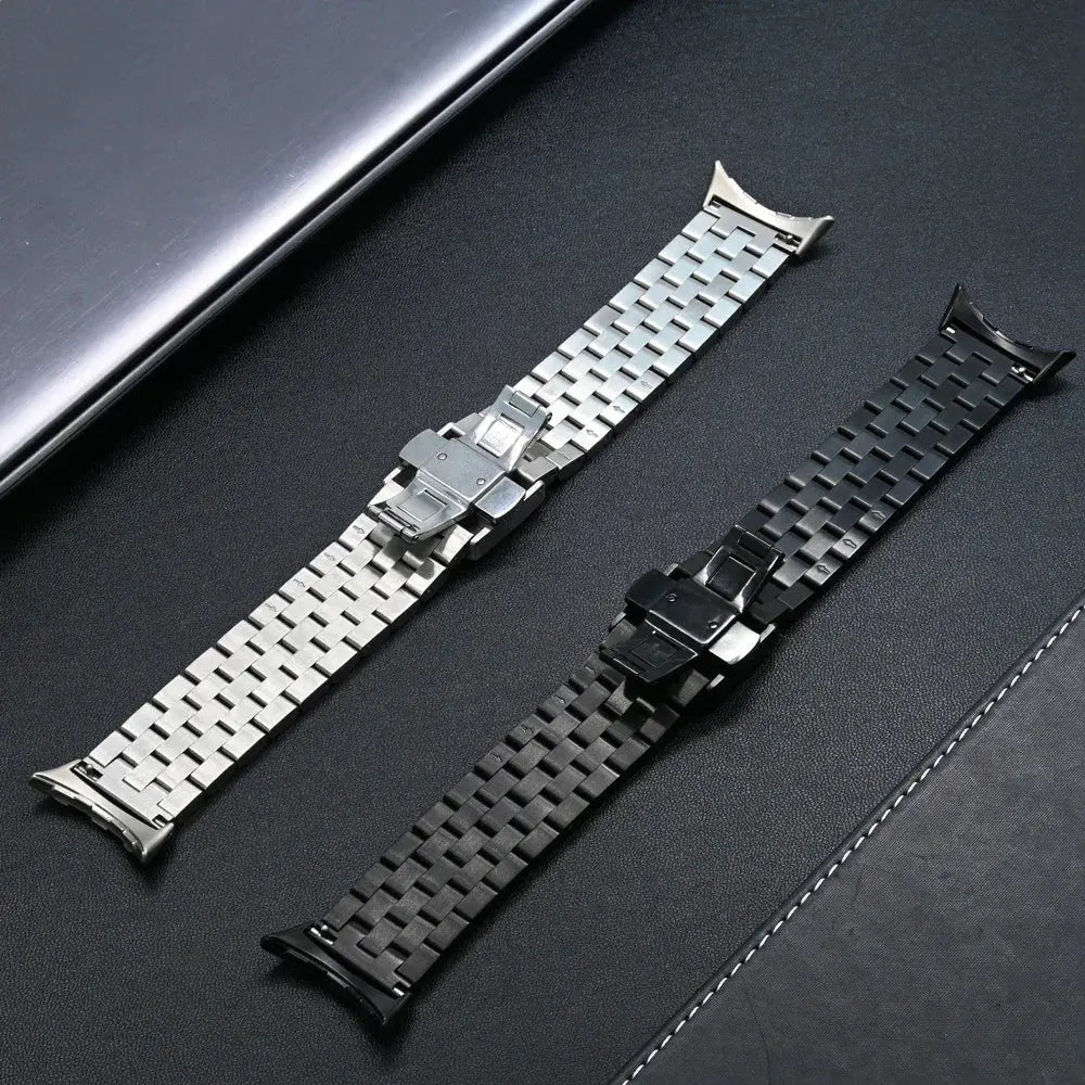 Stainless Steel Strap for Google Pixel Watch 3 45mm Luxury Men Link Bracelet for Pixel Watch 3 Metal Band Replaced Accessories Pinnacle Luxuries