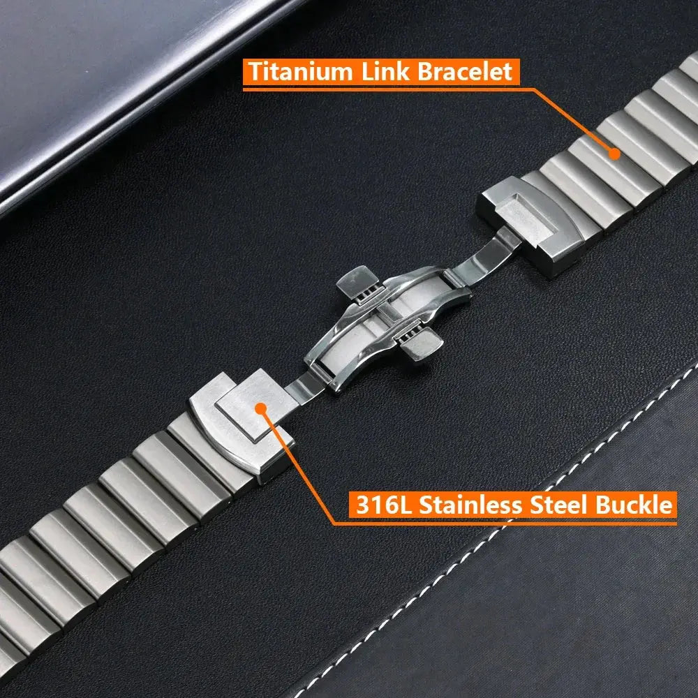 Titanium Strap for Google Pixel Watch 3 45mm Luxury Men Link Bracelet for Pixel Watch3 45mm metal Wristband Replaced Accessories Pinnacle Luxuries