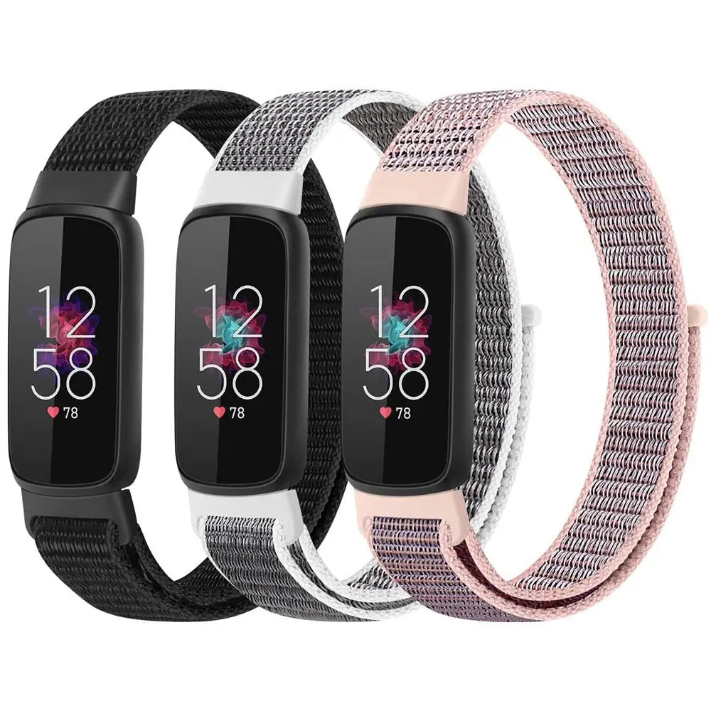 nylon loop Band For Fitbit luxe Strap Accessories Sport Fabric replacement smartwatch watchband Correa Bracelet Fitbit luxe Band - Pinnacle Luxuries