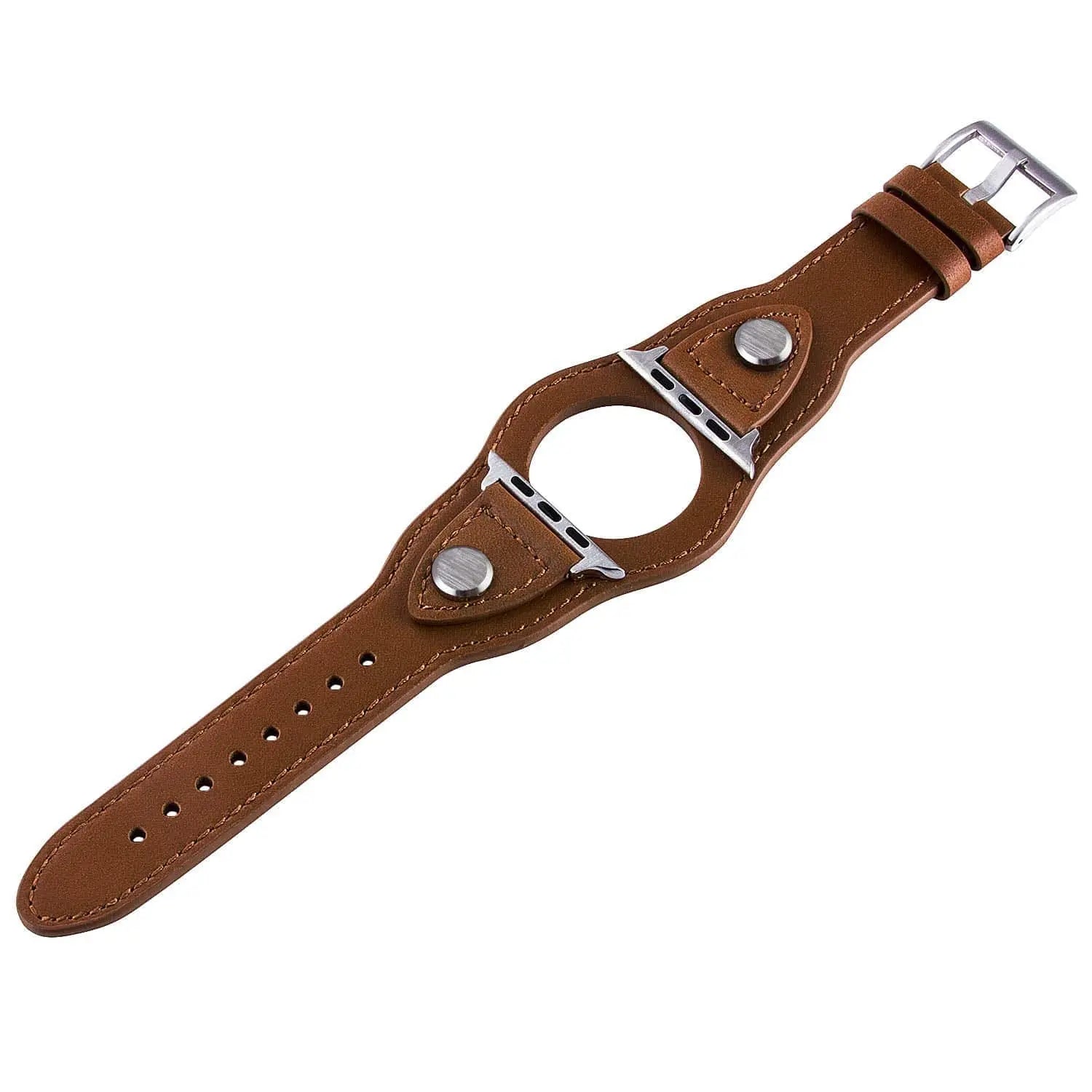 Premium Custom Genuine Cowhide Leather Apple Watch Band - Pinnacle Luxuries