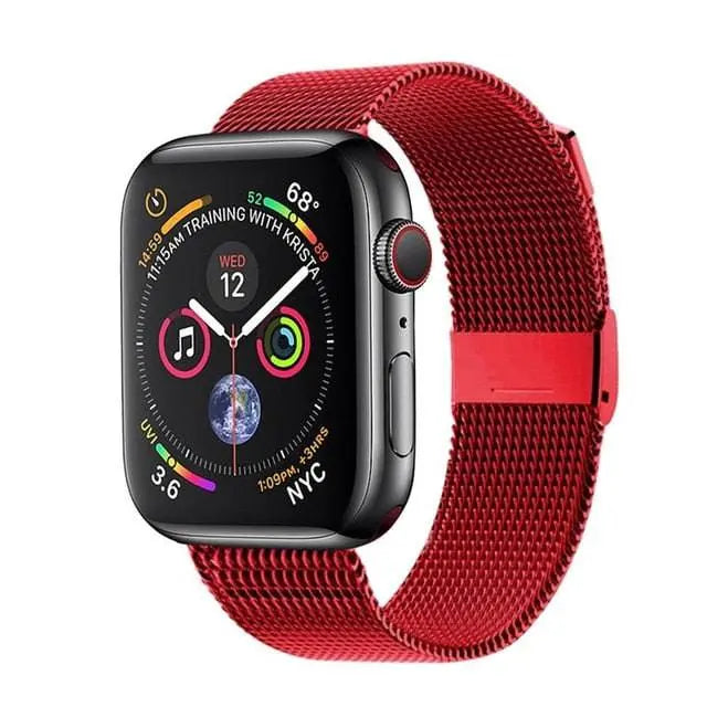 Premium Stainless Steel Mesh Band For Apple Watch SE Series 6 - Pinnacle Luxuries