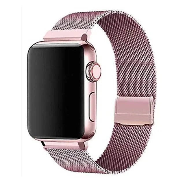 Premium Stainless Steel Mesh Band For Apple Watch SE Series 6 - Pinnacle Luxuries