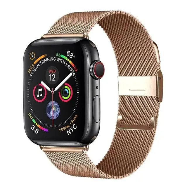 Premium Stainless Steel Mesh Band For Apple Watch SE Series 6 - Pinnacle Luxuries