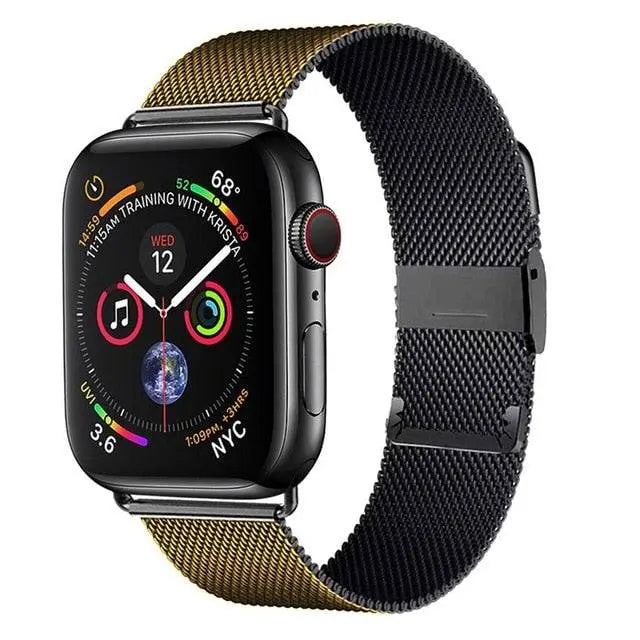 Premium Stainless Steel Mesh Band For Apple Watch SE Series 6 - Pinnacle Luxuries