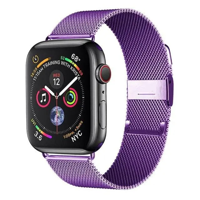 Premium Stainless Steel Mesh Band For Apple Watch SE Series 6 - Pinnacle Luxuries